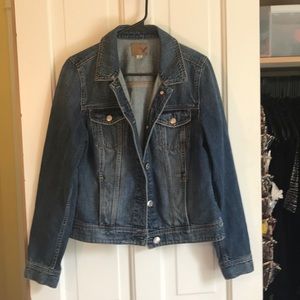 American Eagle Denim Jacket Size L